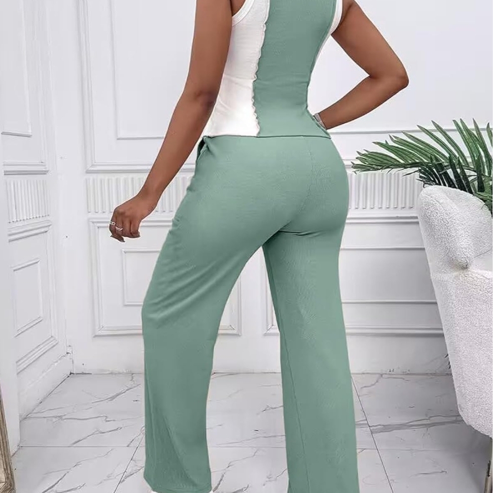 Drawstring Pants And Top - Picture 6 of 9